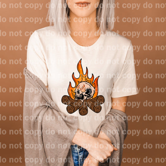 Skull On Fire Dream Print or Sublimation Print