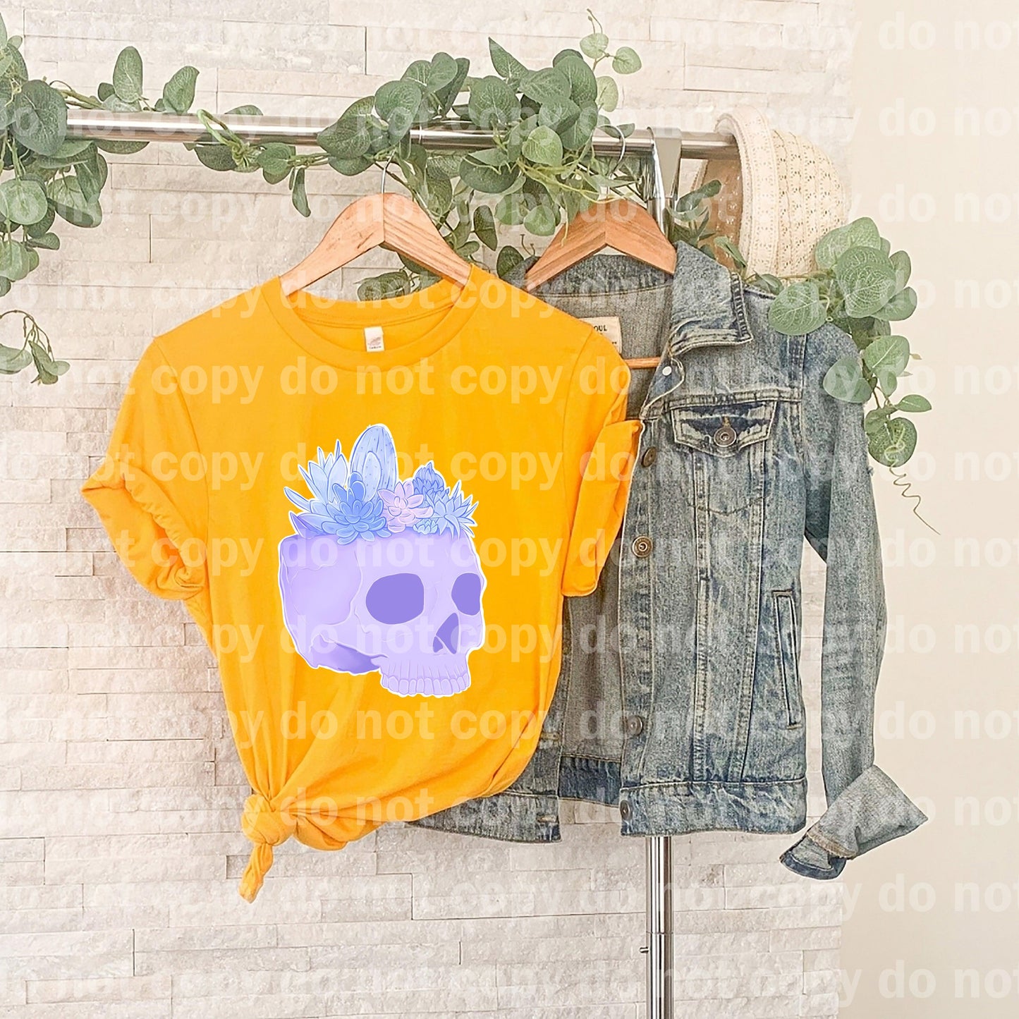 Skull Planter Pastel Dream Print or Sublimation Print