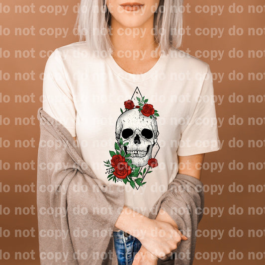 Skull Rose Geo Dream Print or Sublimation Print