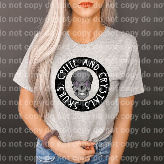Skulls Coffee And Crystals Dream Print or Sublimation Print