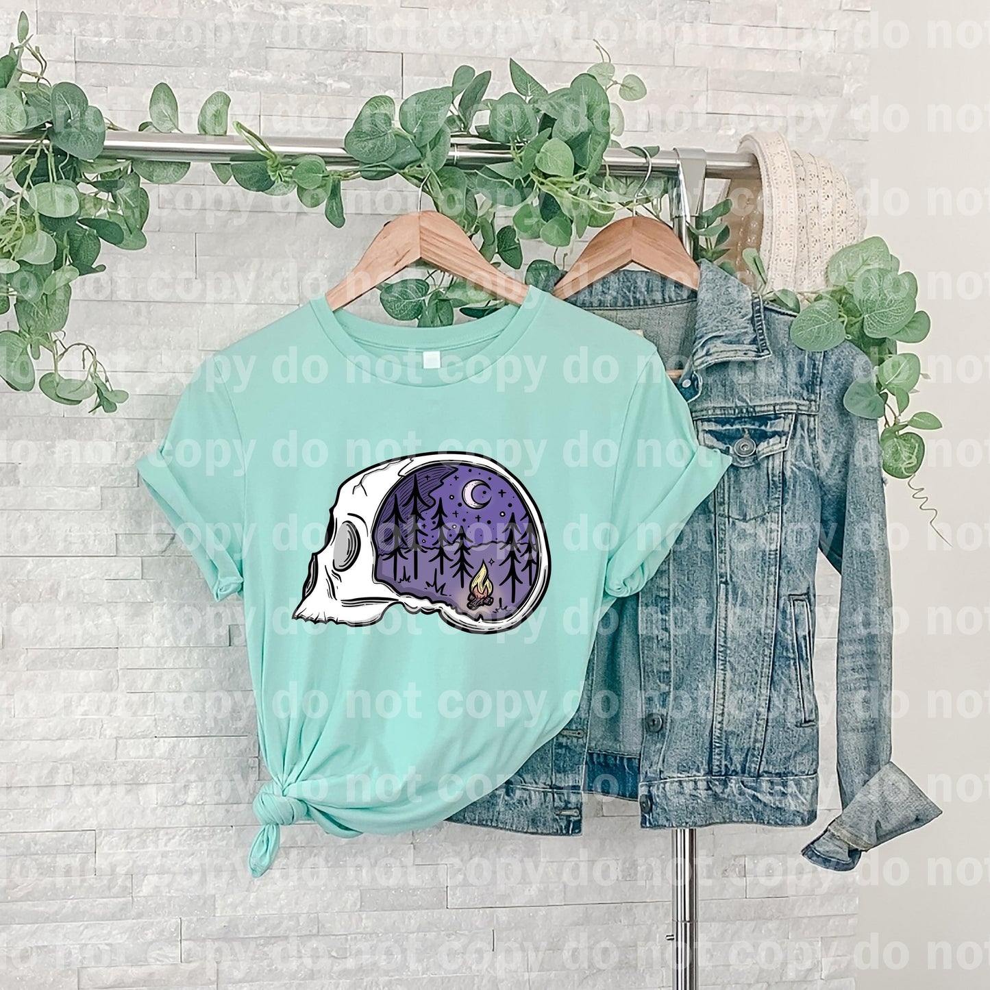 Skull Campfire Mindset Dream Print or Sublimation Print