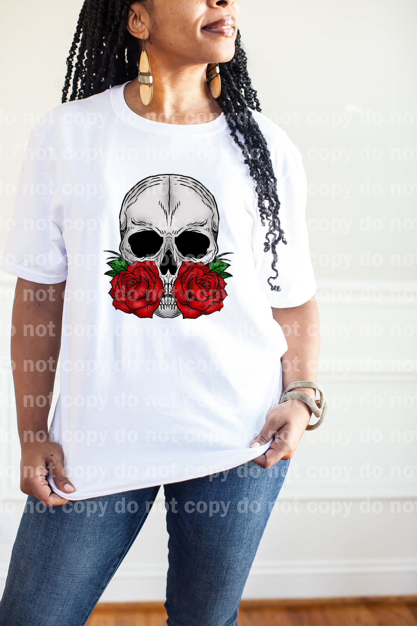 Skull With Rose Dream Print or Sublimation Print