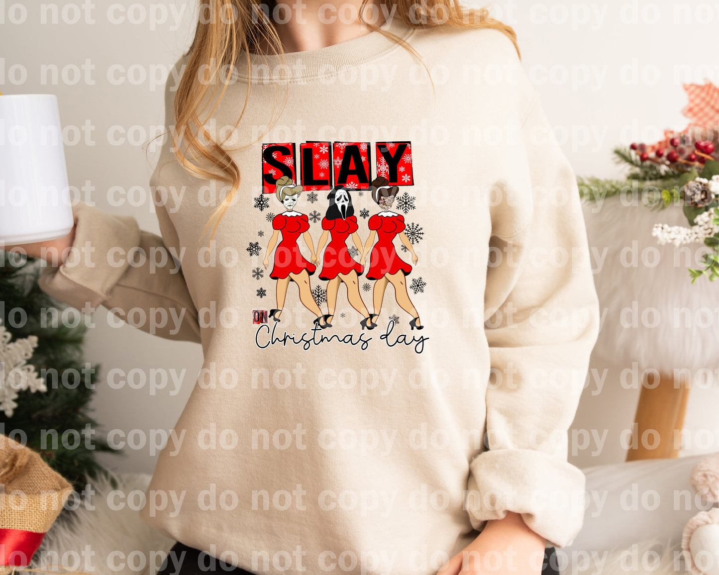 Slay On Christmas Day Dream Print or Sublimation Print