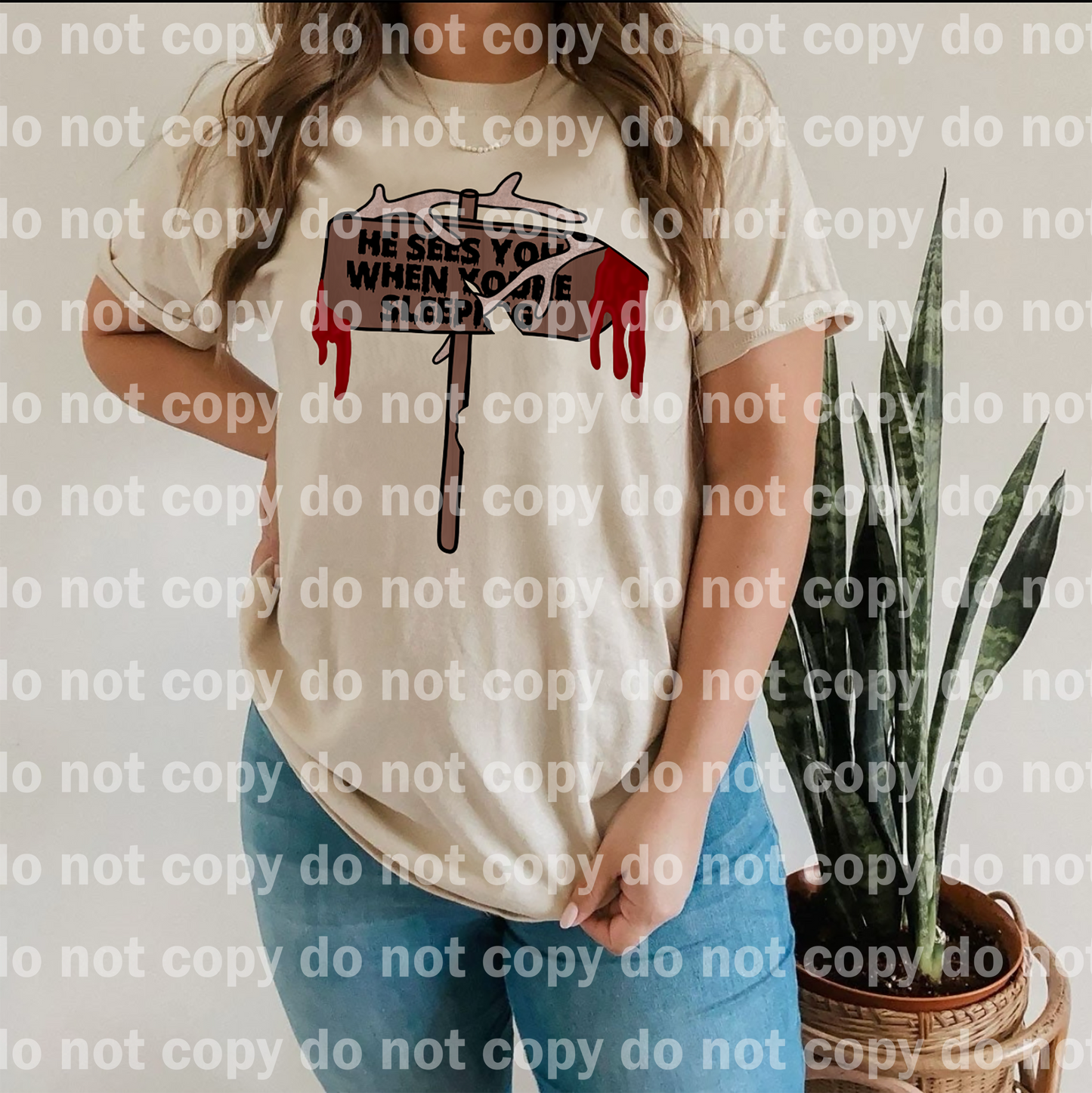 He Sees You When You're Sleeping Full Color/One Color Dream Print or Sublimation Print
