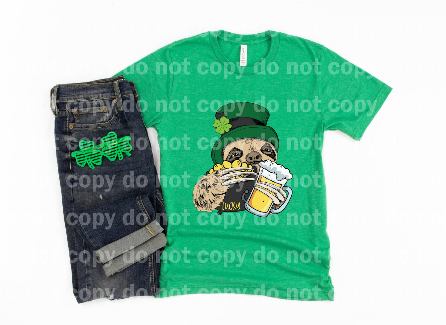 Sloth Lucky Dream Print or Sublimation Print