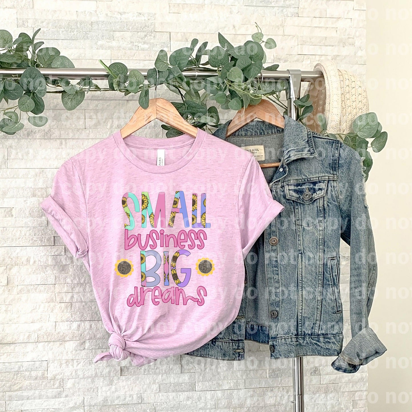 Small Business Big Dreams Sunflower Dream Print or Sublimation Print
