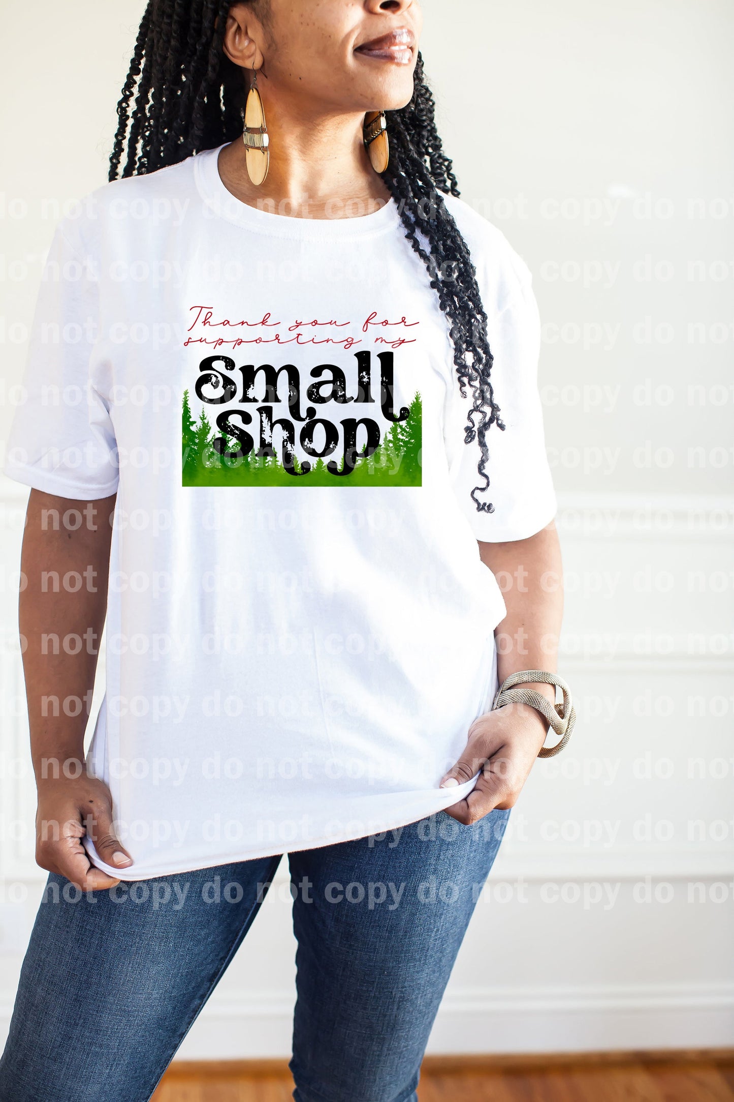 Thank You For Supporting My Small Shop Distressed Dream Print or Sublimation Print