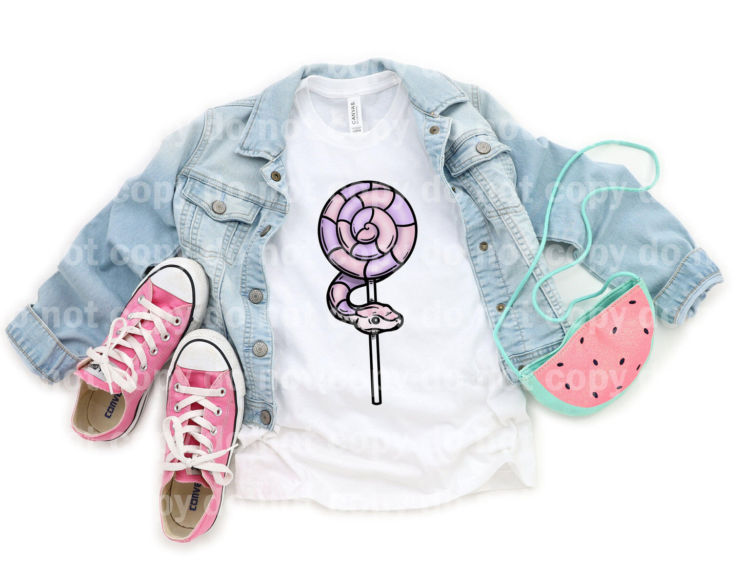 Snake Lollipop Dream Print or Sublimation Print