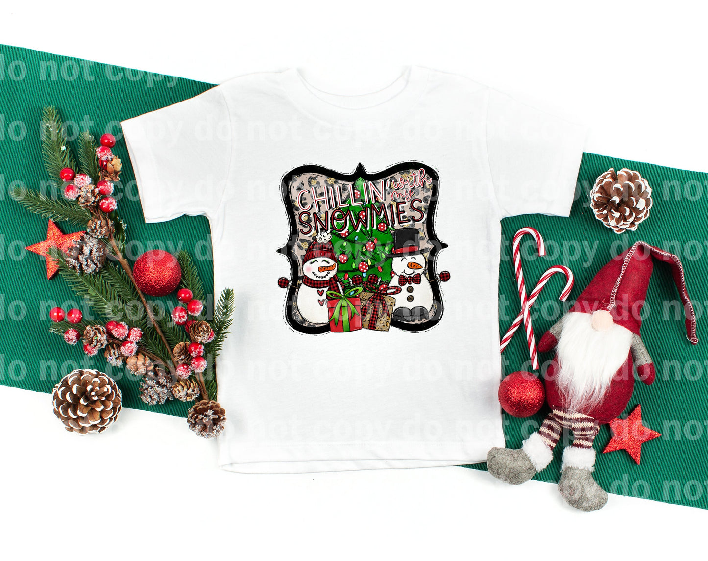 Chillin' With My Snowmies Christmas Tree Dream Print or Sublimation Print