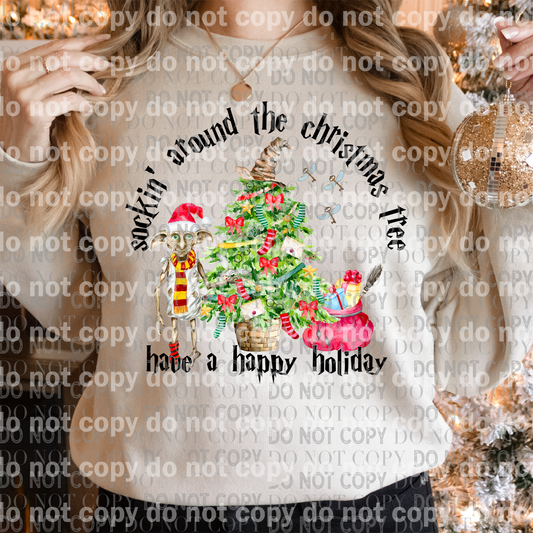Sockin' Around The Christmas Tree Have A Happy Holiday Dream Print