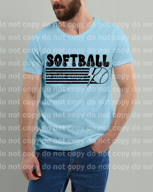 Softball Stripes Dream Print or Sublimation Print