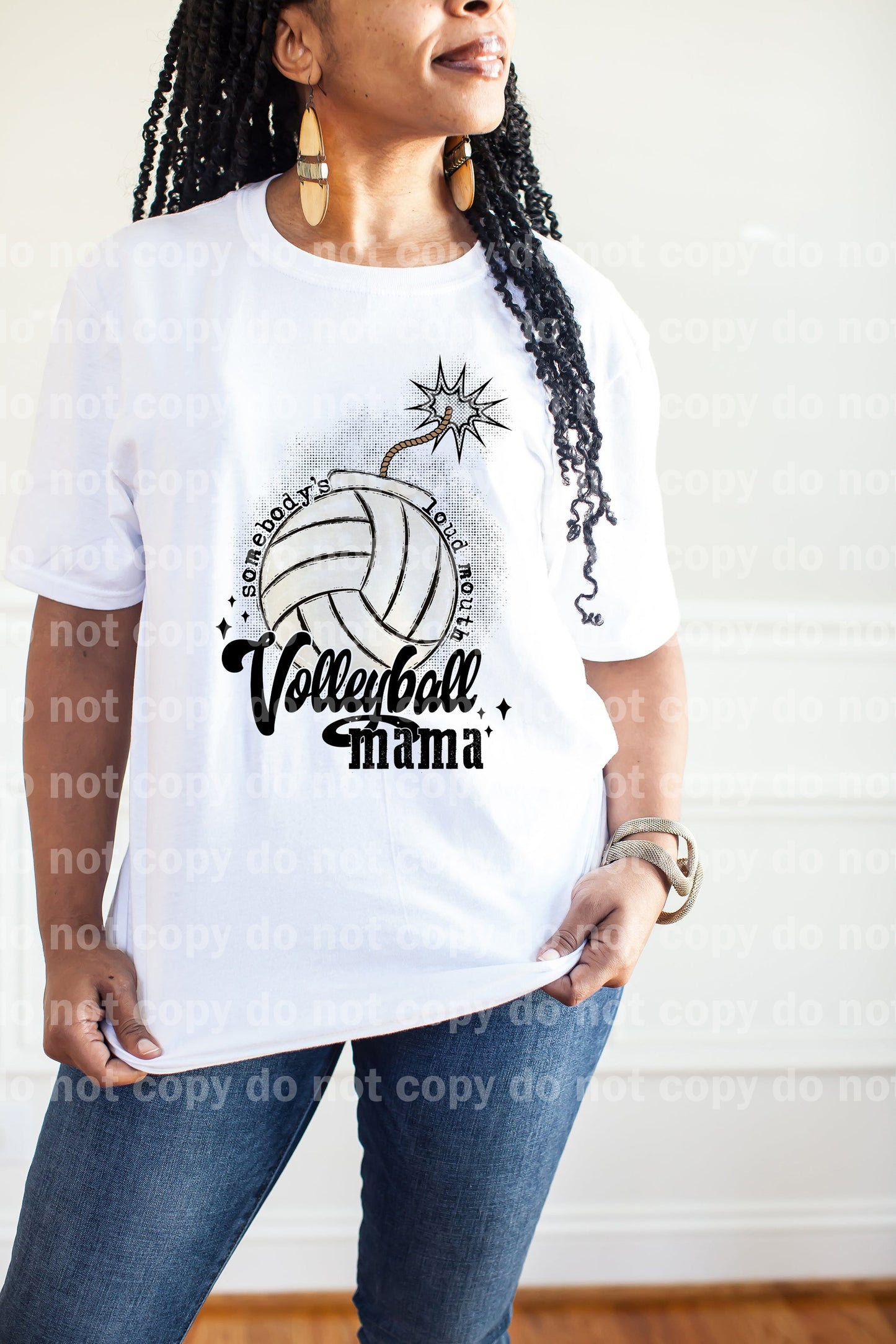 Somebody's Loud Mouth Volleyball Mama Dream Print or Sublimation Print