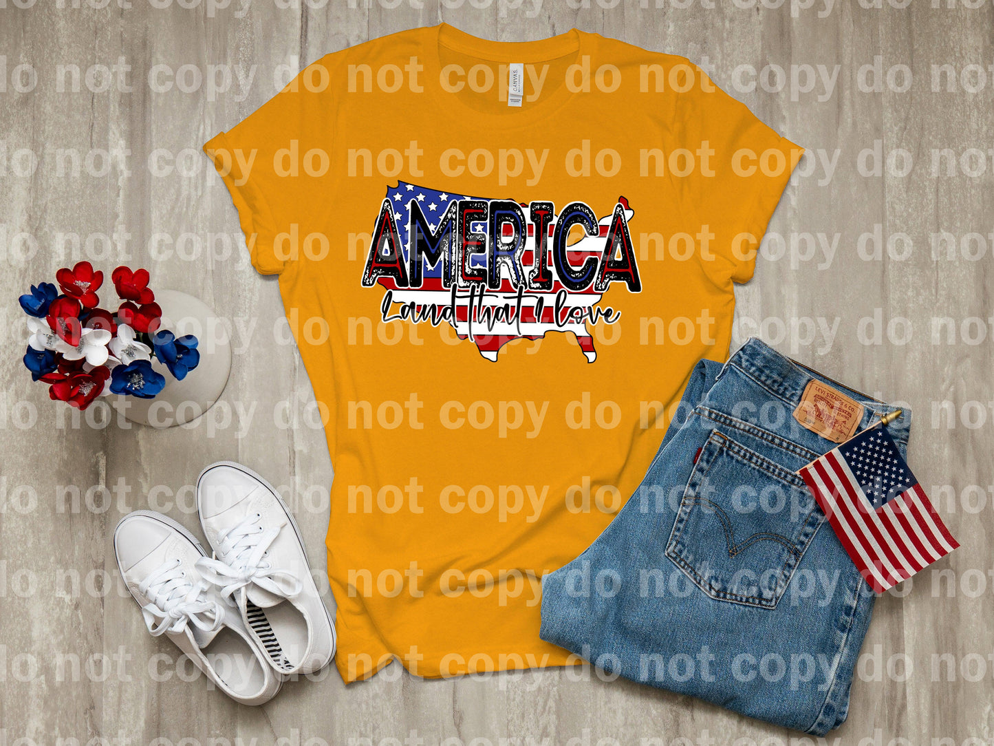 America Land That I Love Dream Print or Sublimation Print