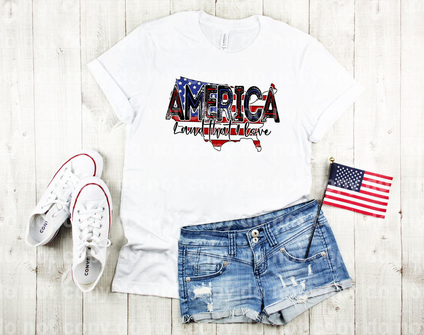 America Land That I Love Dream Print or Sublimation Print