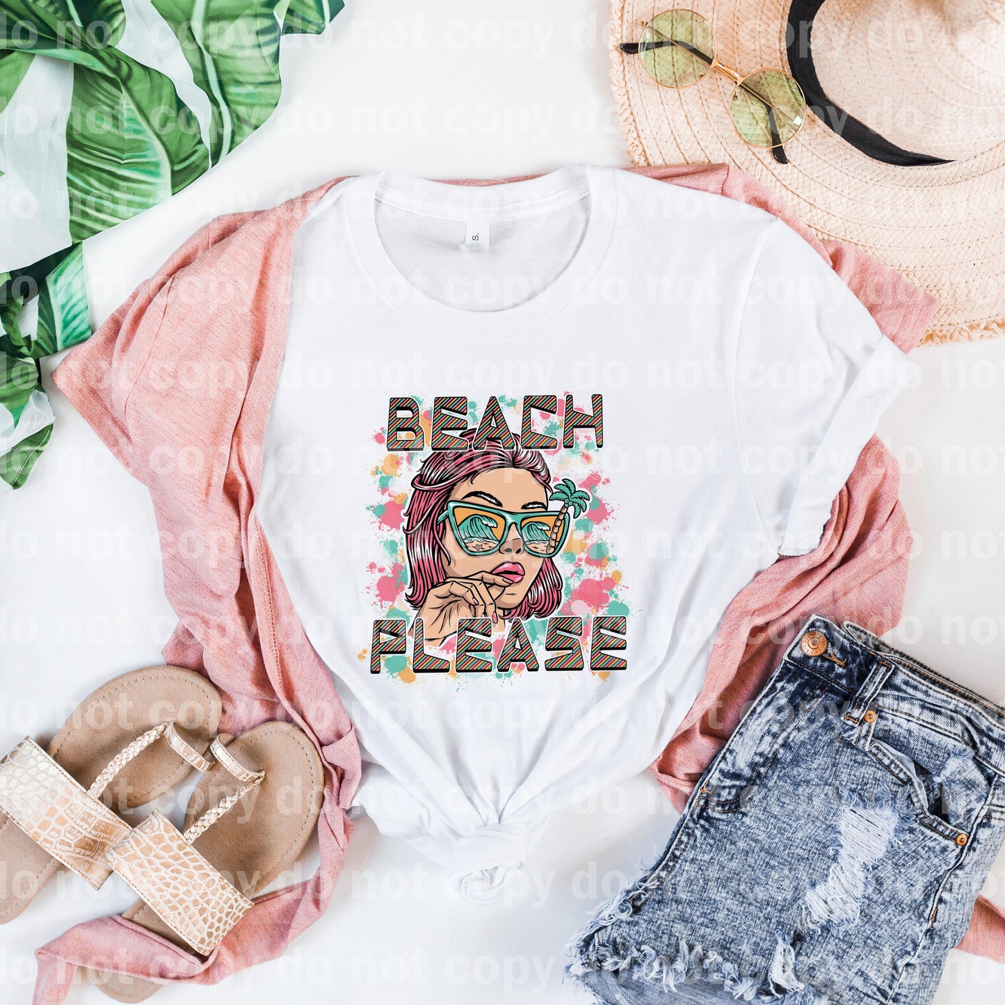 Beach Please Dream Print or Sublimation Print