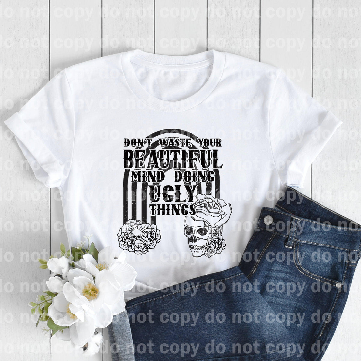 Don’t Waste Your Beautiful Mind Black Dream Print or Sublimation Print