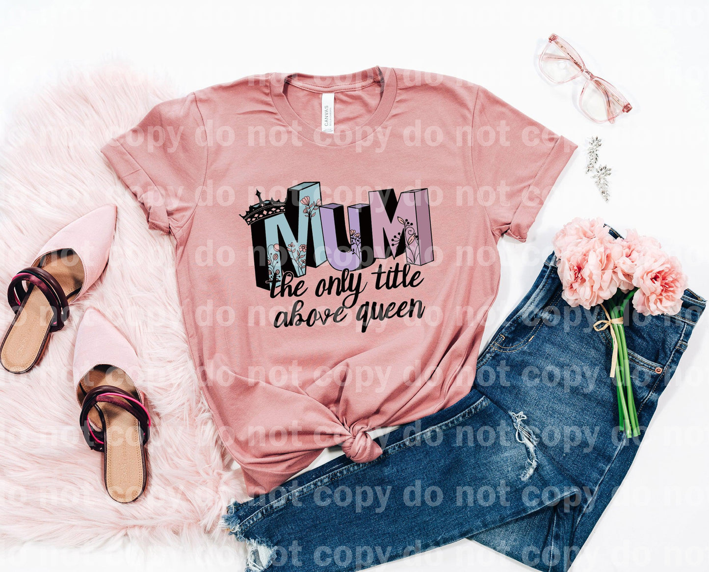 Mum The Only Title Above Queen Dream Print or Sublimation Print