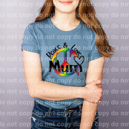 Peace And Love Mum Dream Print or Sublimation Print