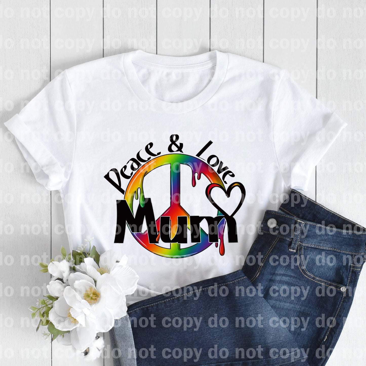 Peace And Love Mum Dream Print or Sublimation Print