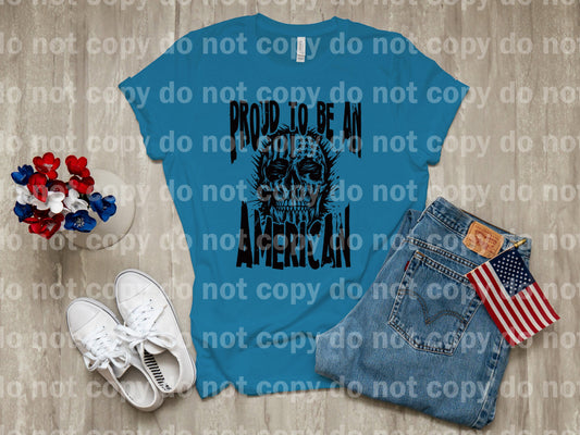 Proud To Be An American Skull Dream Print or Sublimation Print