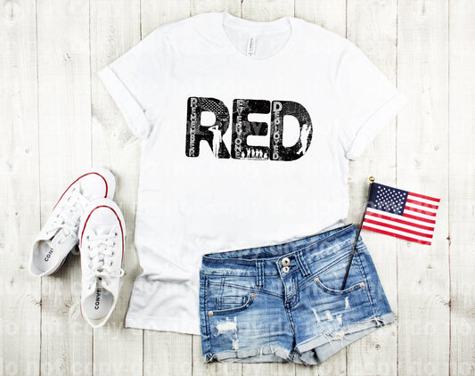 RED Remember Everyone Deployed Dream Print or Sublimation Print
