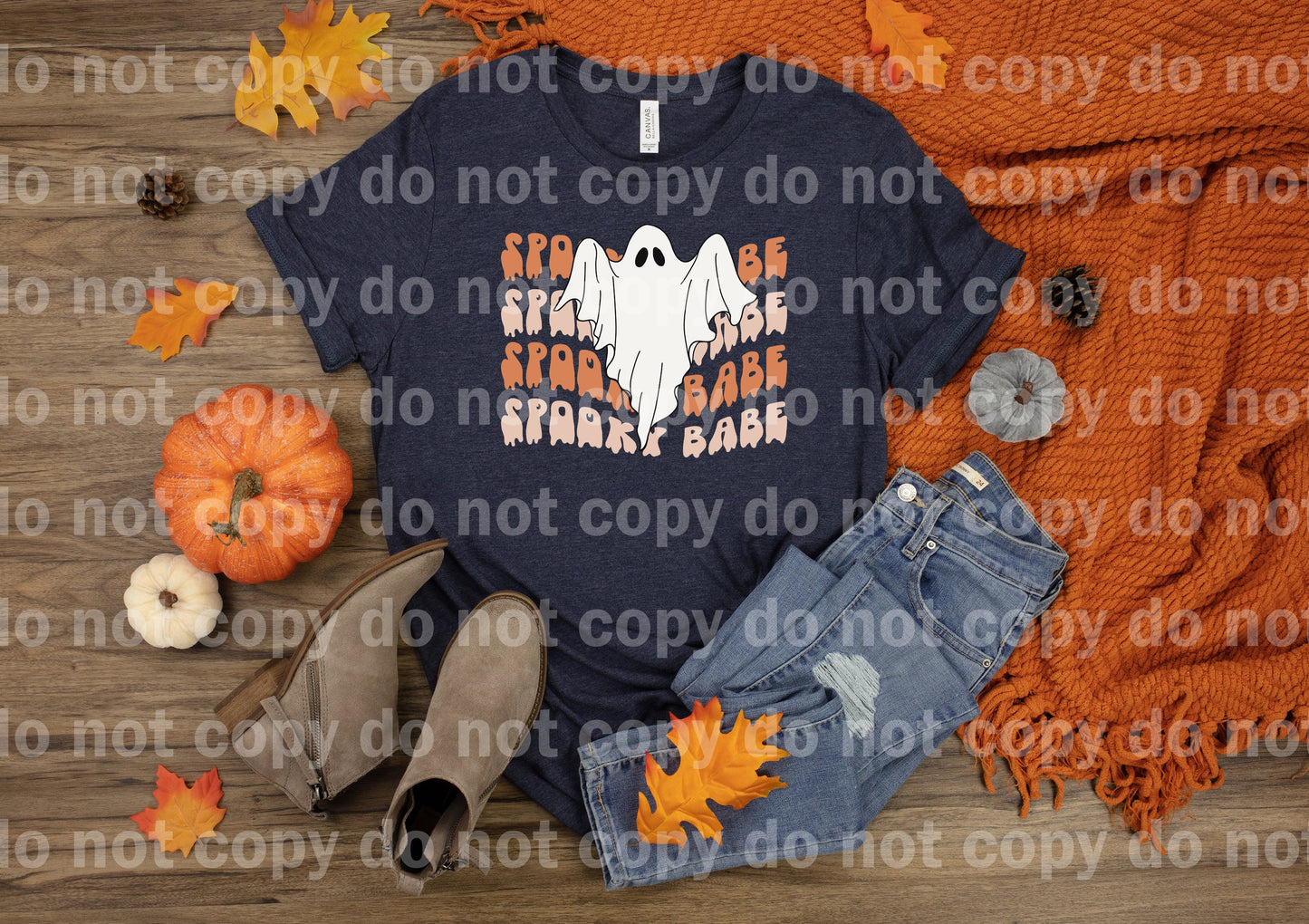 Spooky Babe Ghost Full Color/One Color Dream Print or Sublimation Print