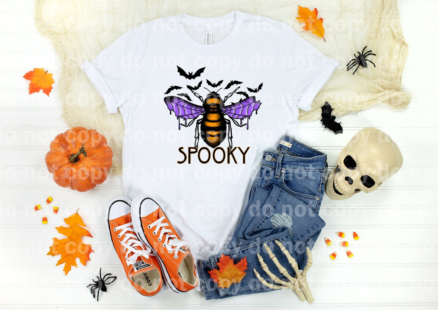 Spooky Bee Bats Full Color/One Color Dream Print or Sublimation Print