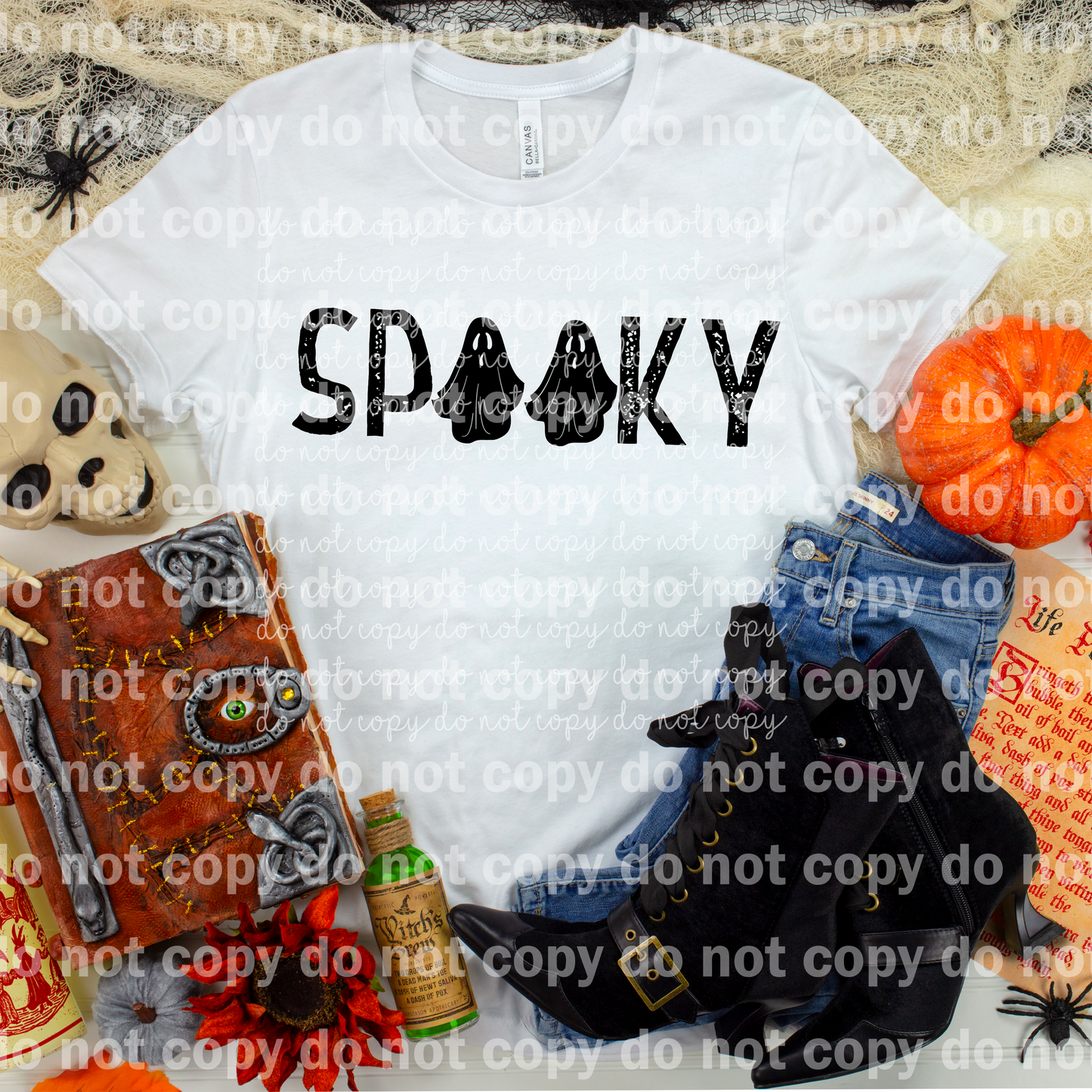 Spooky Ghost Black Dream Print or Sublimation Print