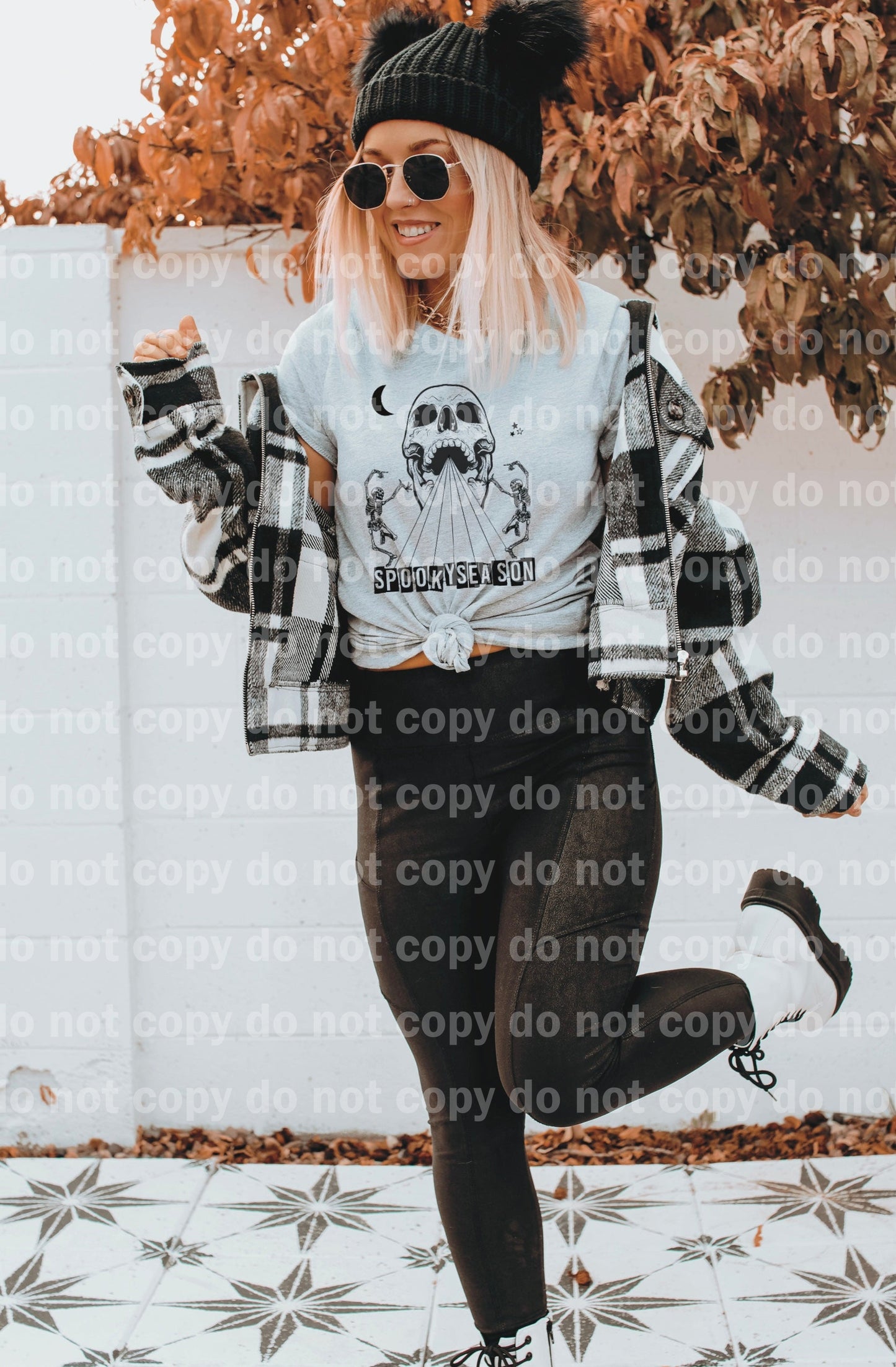 Spooky Season Skull Full Color/One Color Dream Print or Sublimation Print