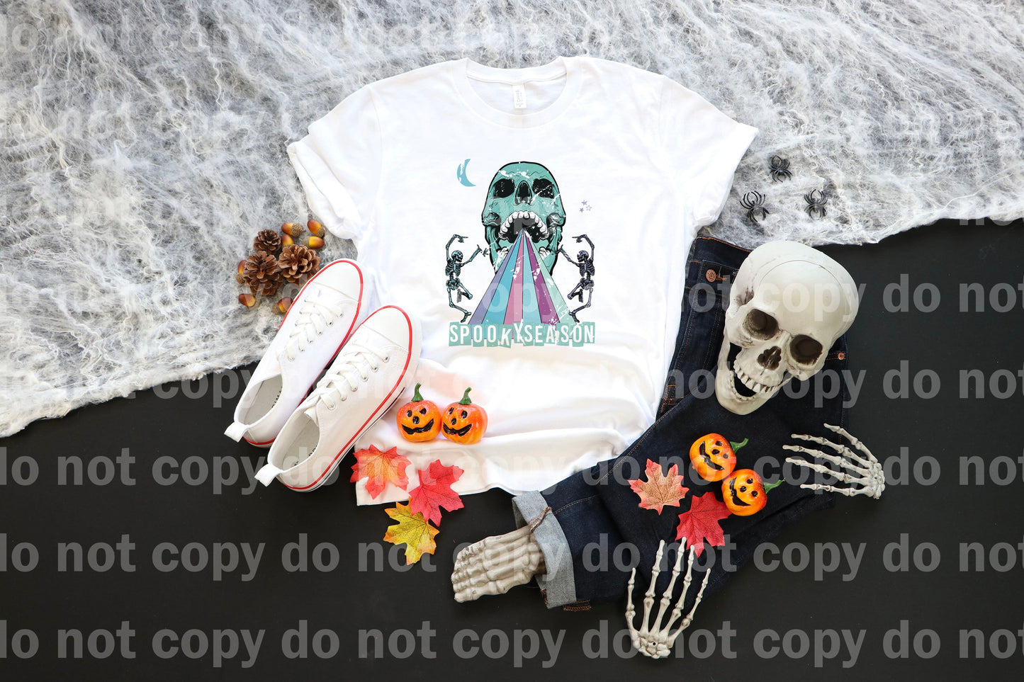 Spooky Season Skull Full Color/One Color Dream Print or Sublimation Print