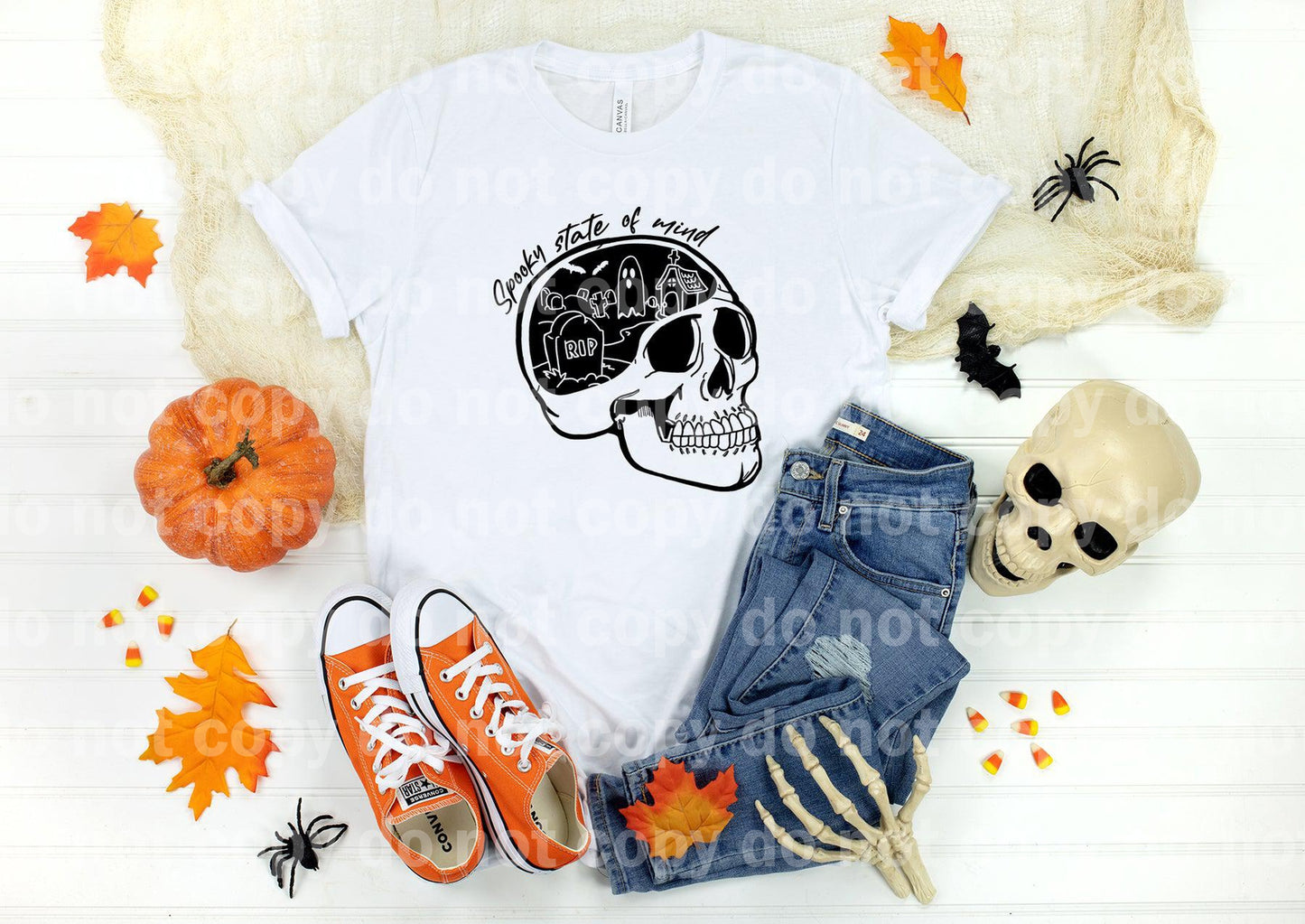 Spooky State Of Mind Skull Dream Print or Sublimation Print