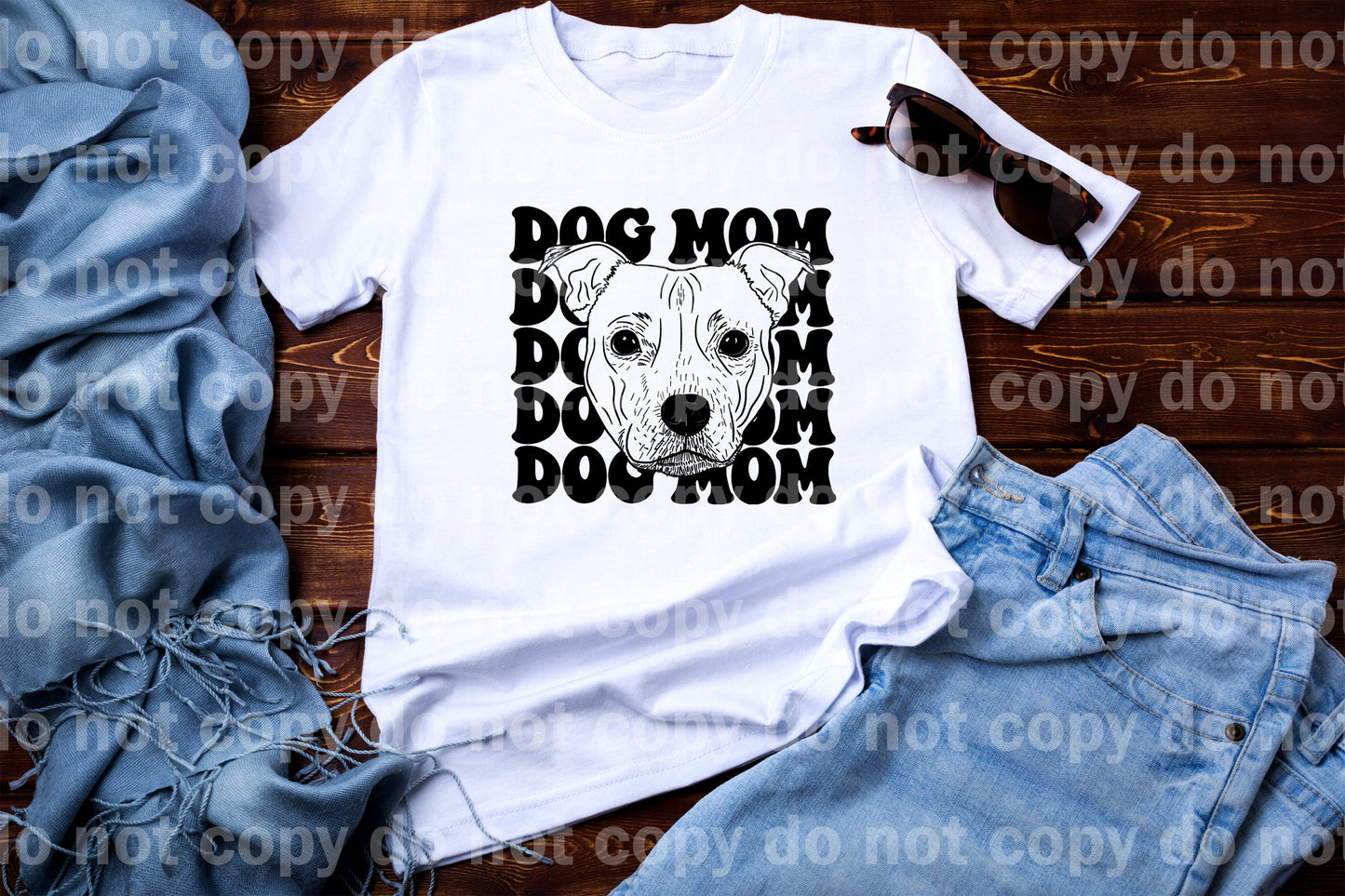 Dog Mom Stafford Terrier Dream Print or Sublimation Print