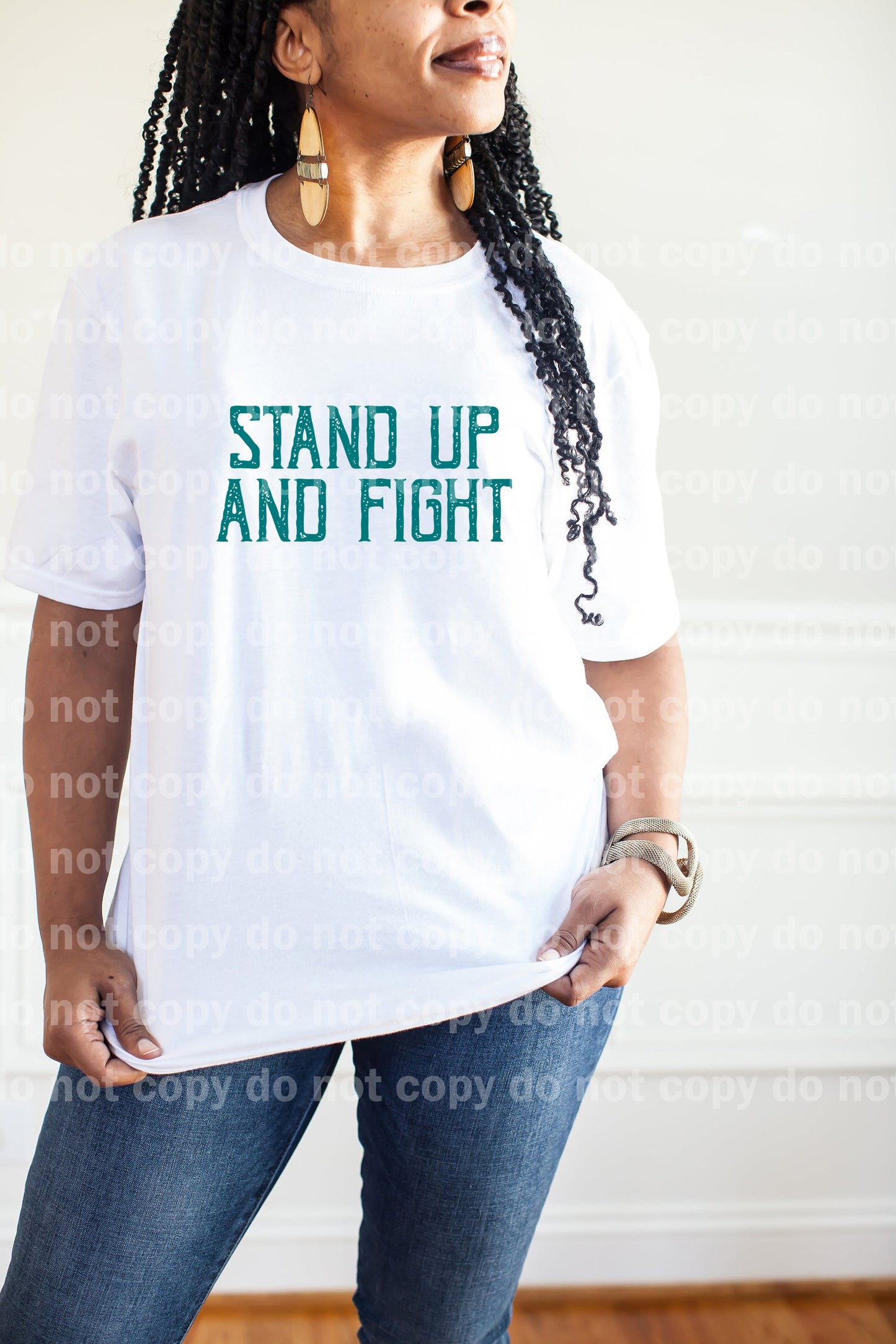Stand Up And Fight Distressed Dream Print or Sublimation Print
