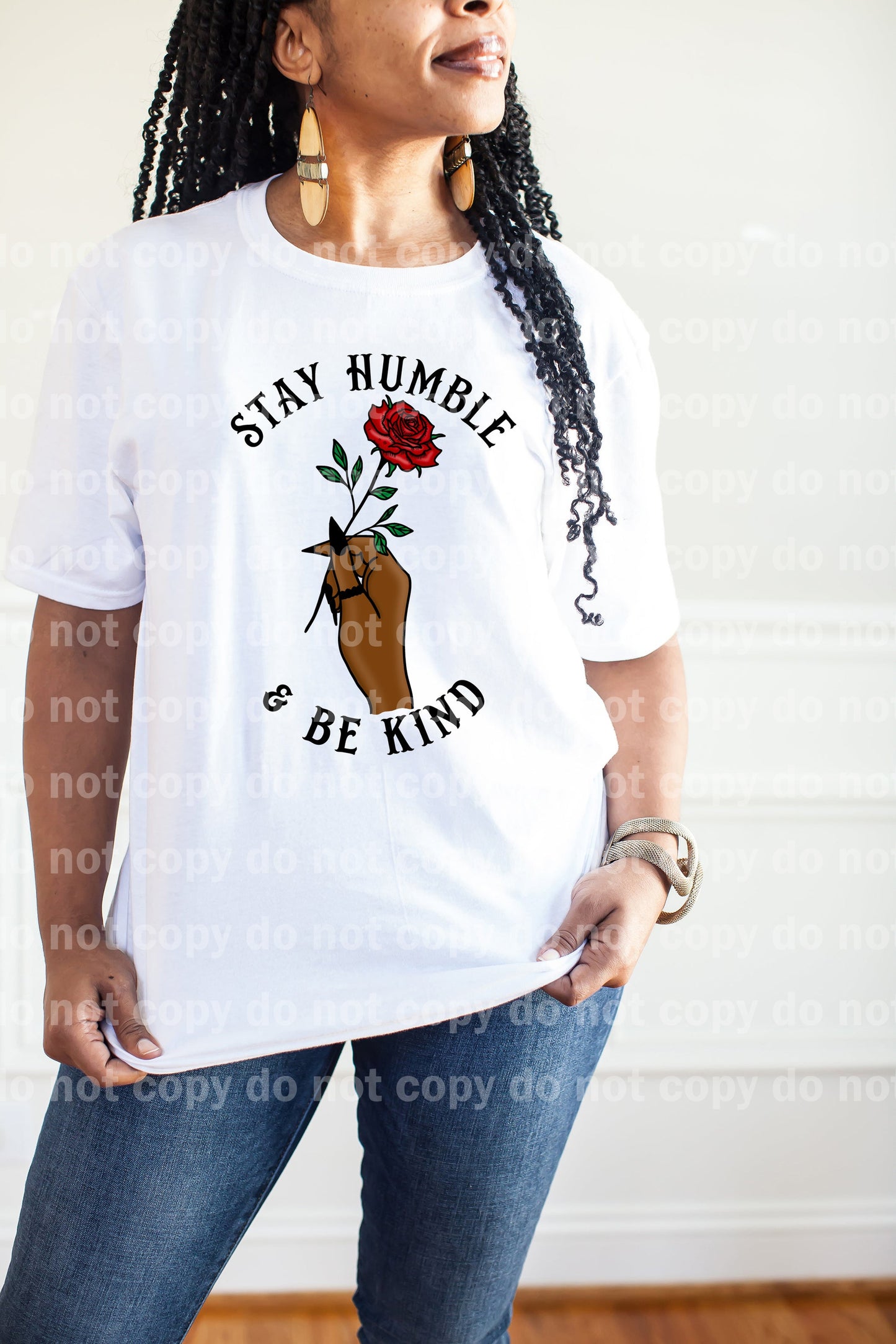 Stay Humble And Be Kind Dark Hand Dream Print or Sublimation Print