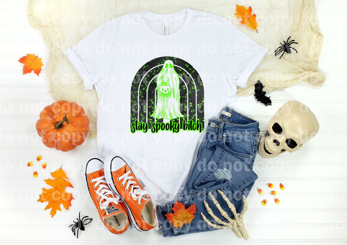 Stay Spooky Bitch Neon Green Dream Print or Sublimation Print