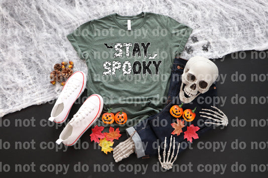 Stay Spooky Bat Black White Dream Print or Sublimation Print