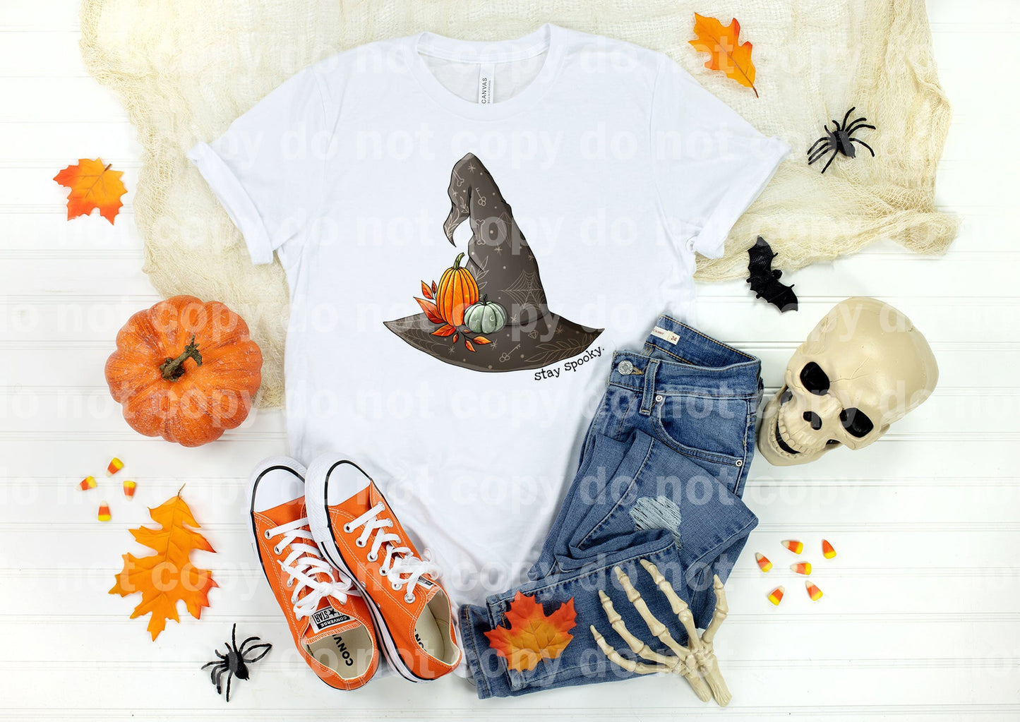 Stay Spooky Pumpkin Witch Hat Dream Print or Sublimation Print