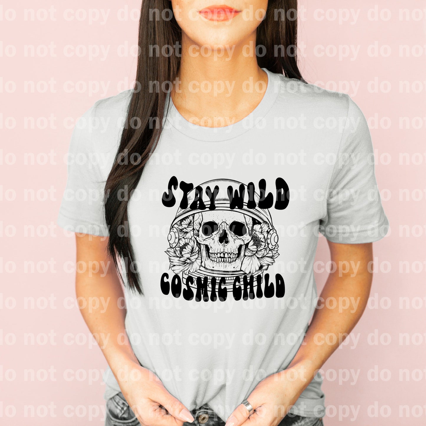 Stay Wild Cosmic Child Black/White Dream Print or Sublimation Print