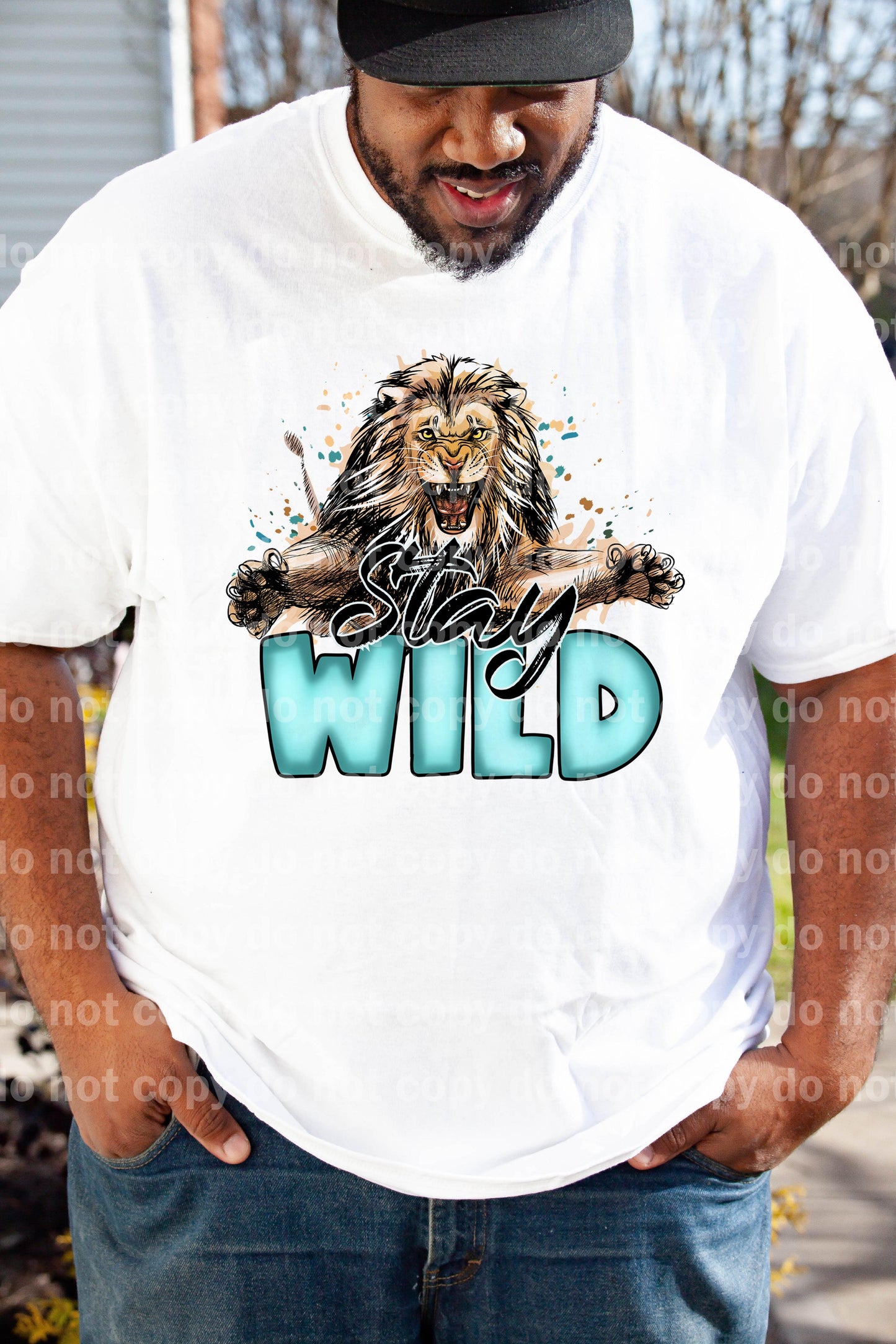 Stay Wild Lion Dream Print or Sublimation Print