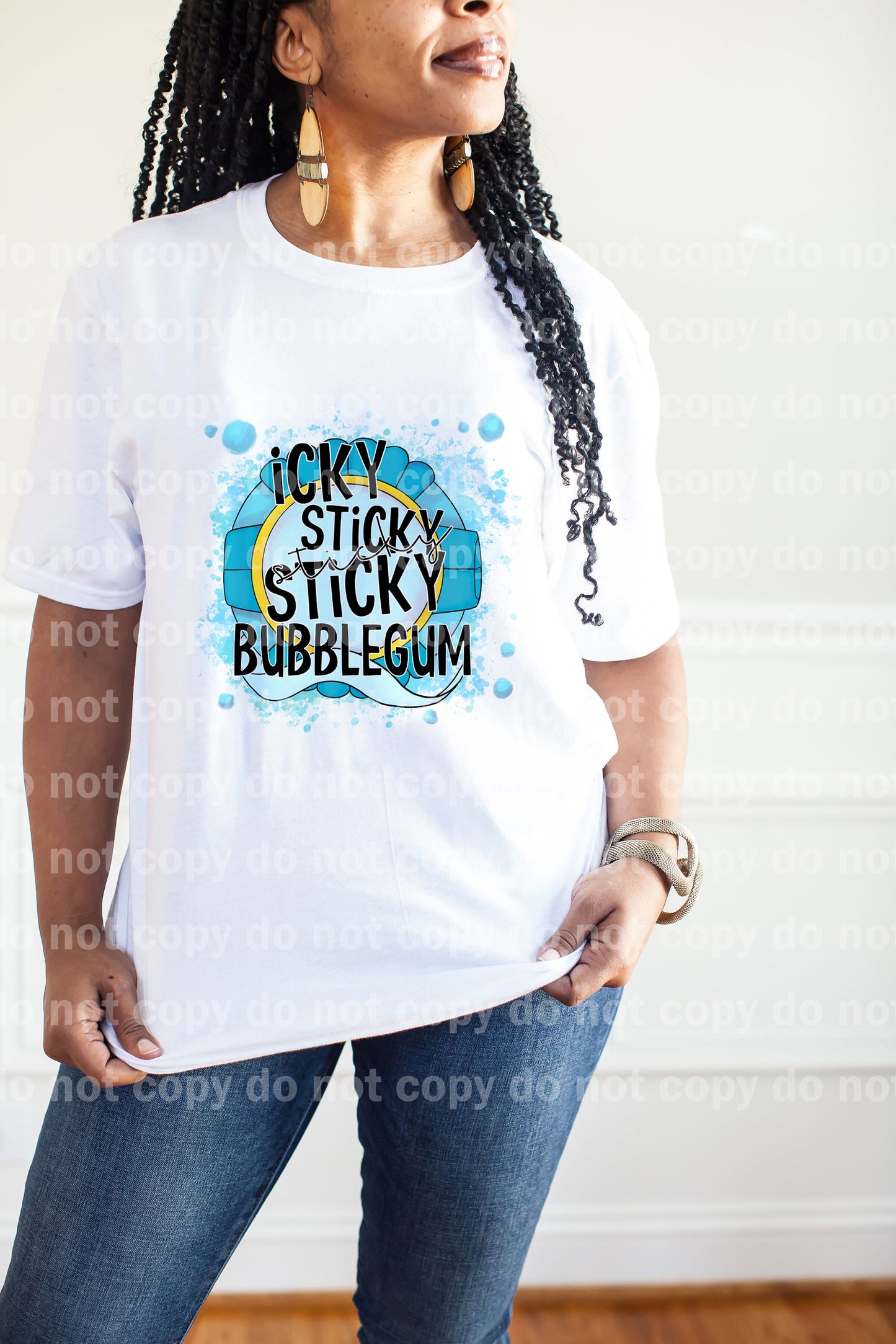 Icky Sticky Bubblegum Blue/Pink Dream Print or Sublimation Print