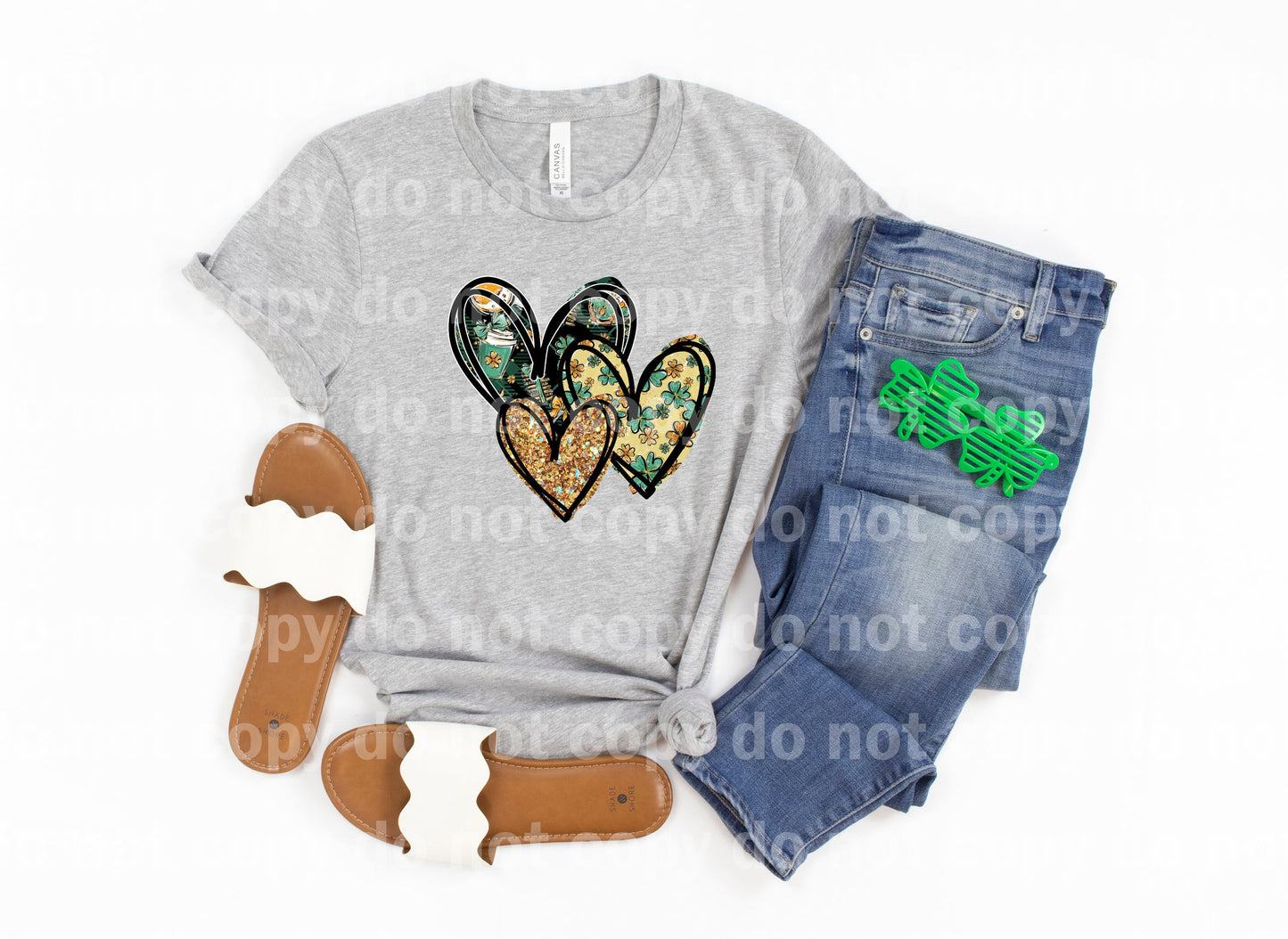 St. Patrick's Day Hearts Dream Print or Sublimation Print