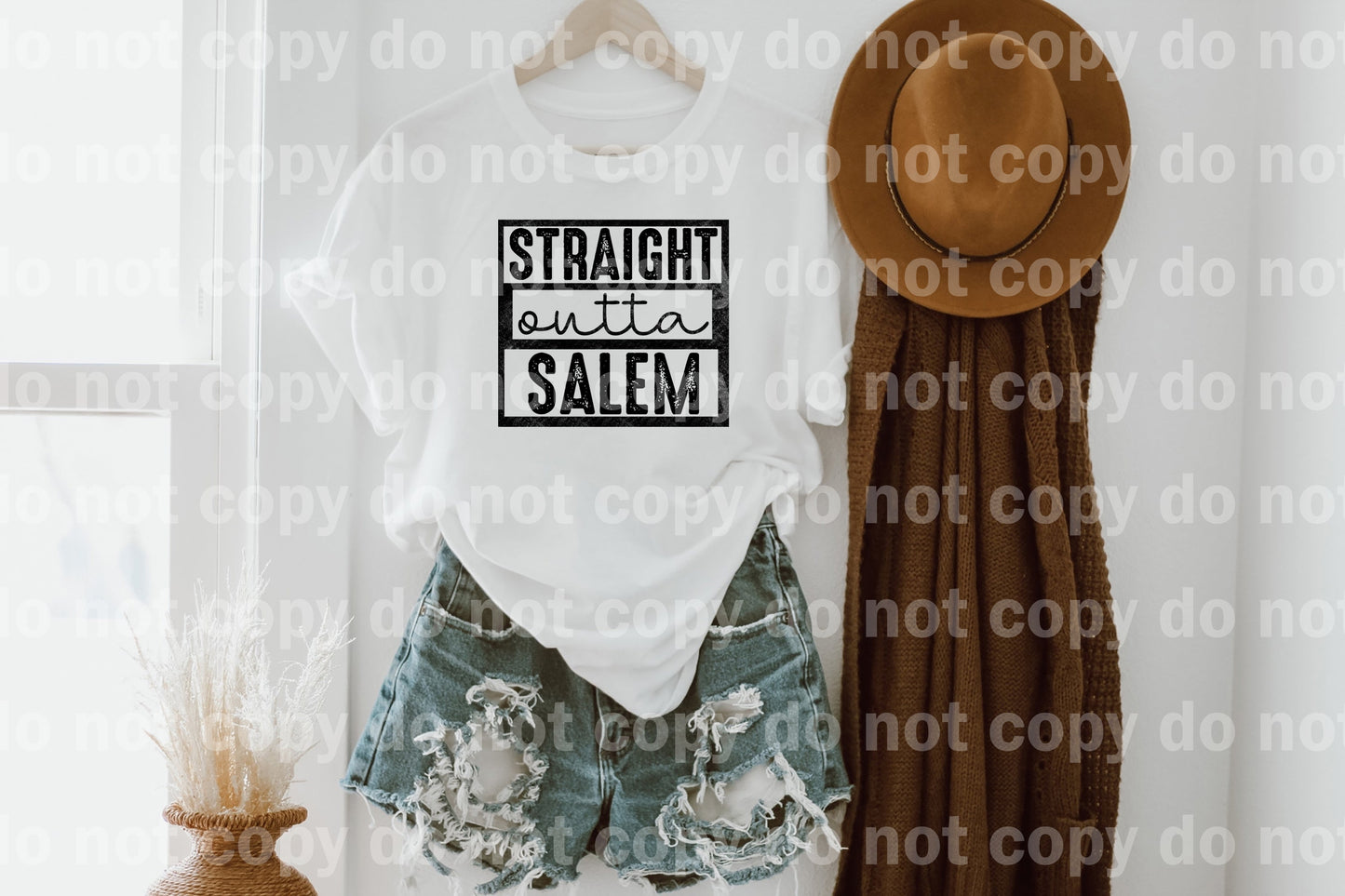 Straight Outta Salem Distressed Dream Print or Sublimation Print