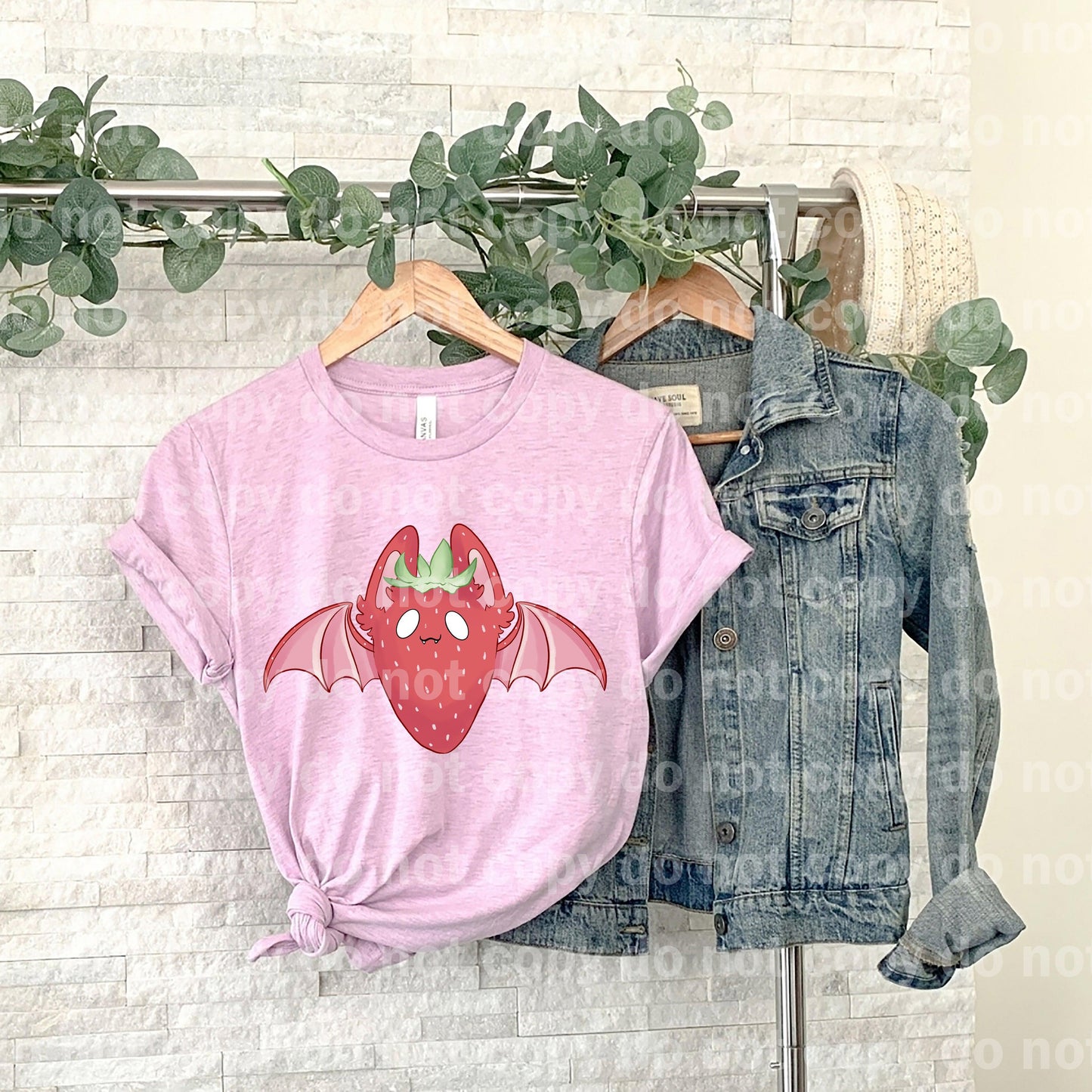 Strawberry Bat Dream Print or Sublimation Print