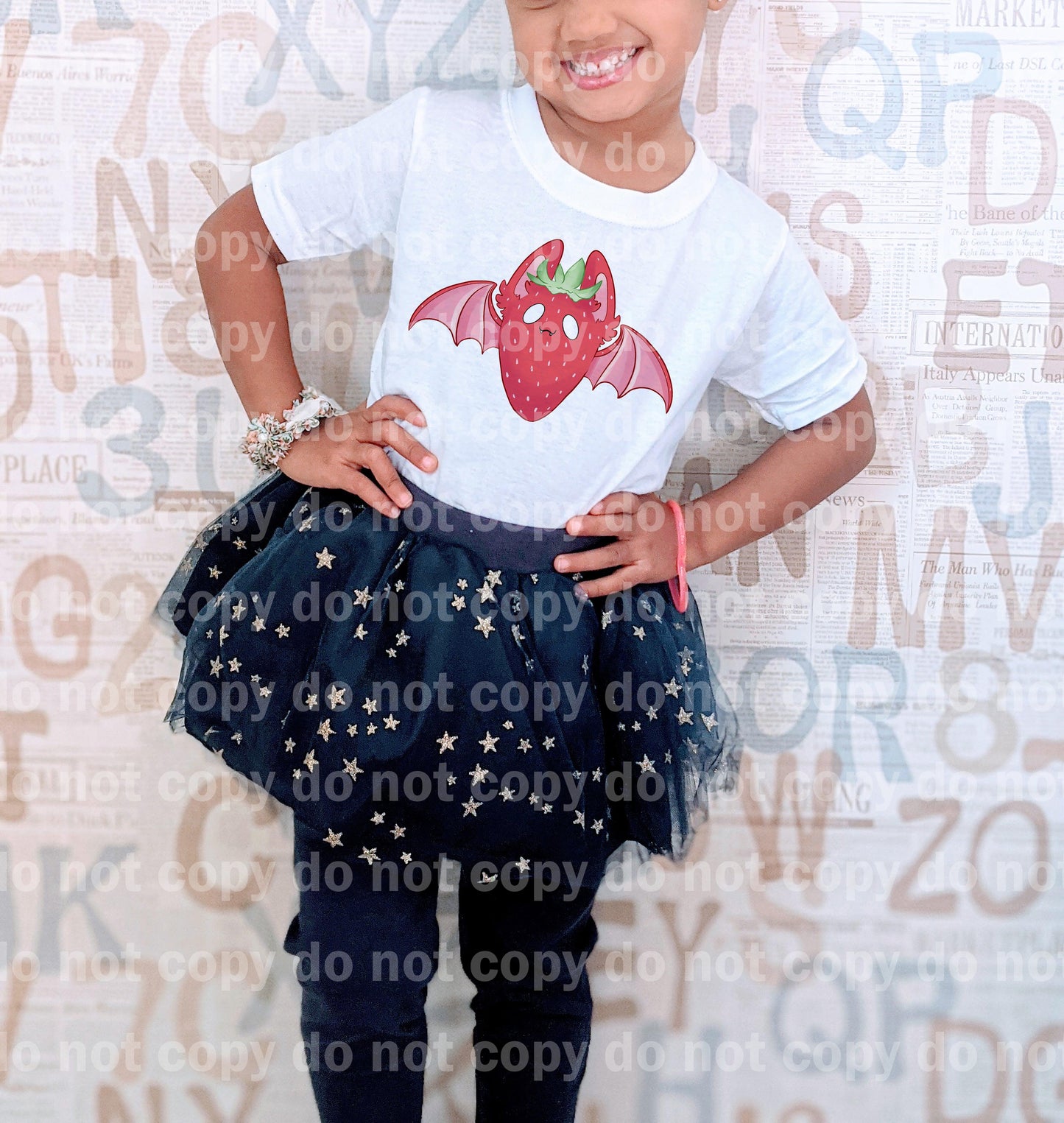 Strawberry Bat Dream Print or Sublimation Print