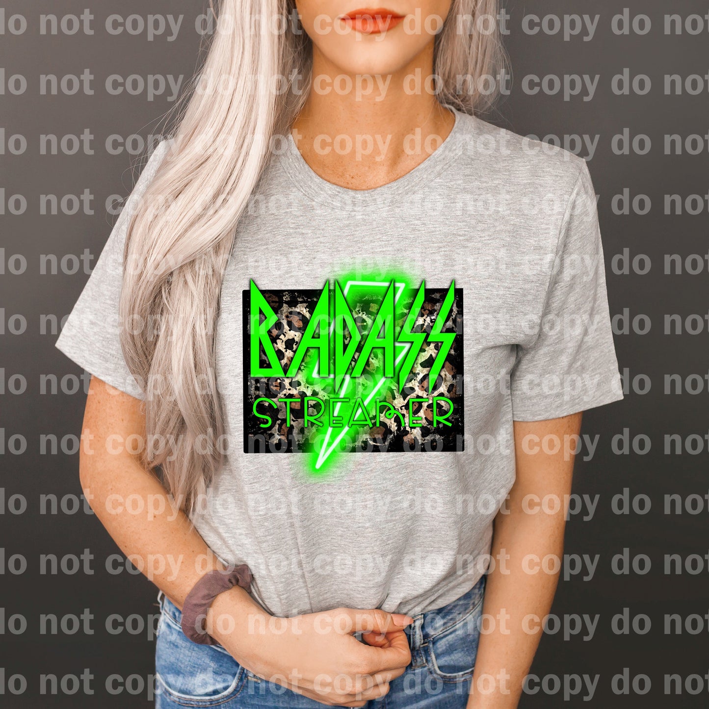 Badass Streamer Green/Pink Dream Print or Sublimation Print