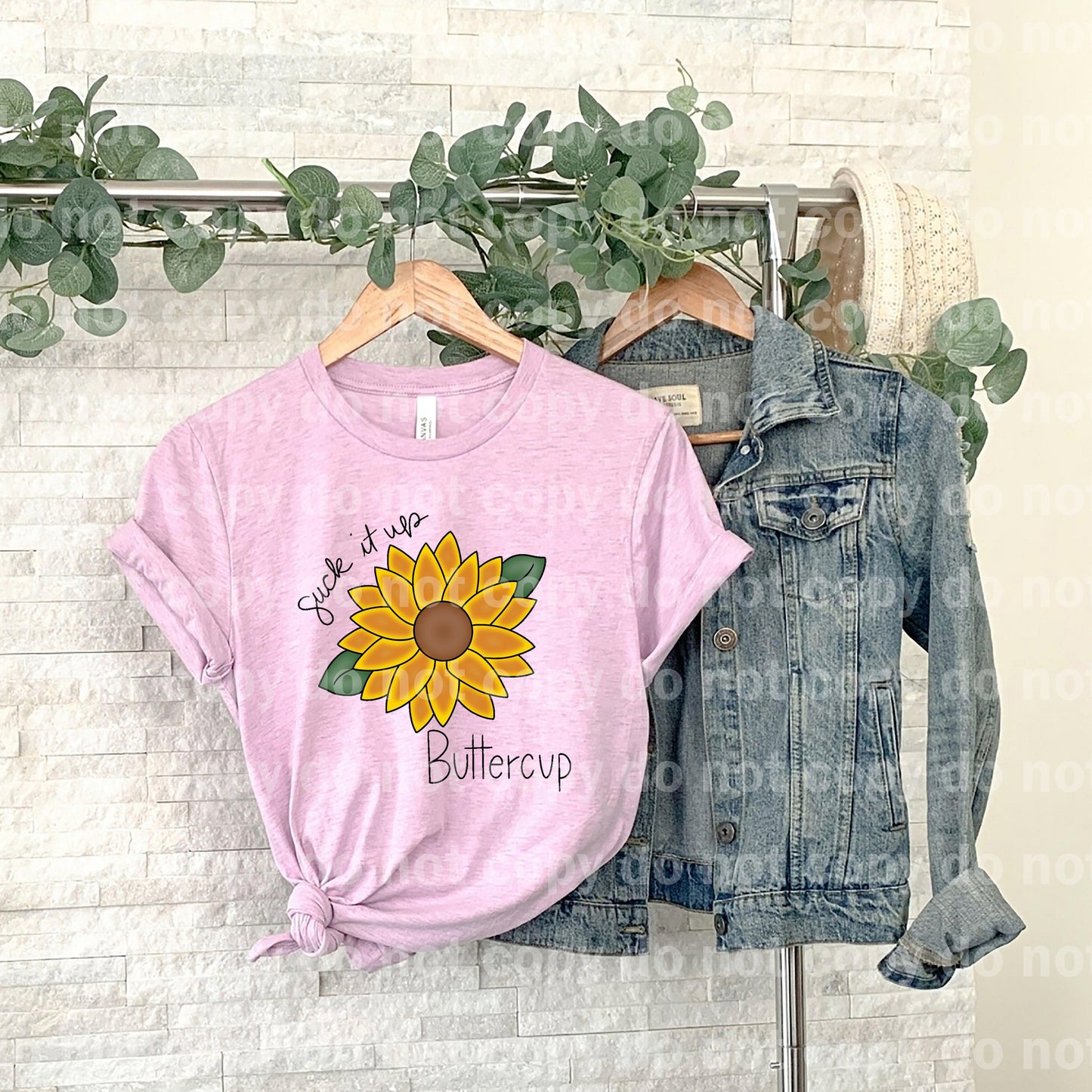 Suck It Up Buttercup Flower Dream Print or Sublimation Print