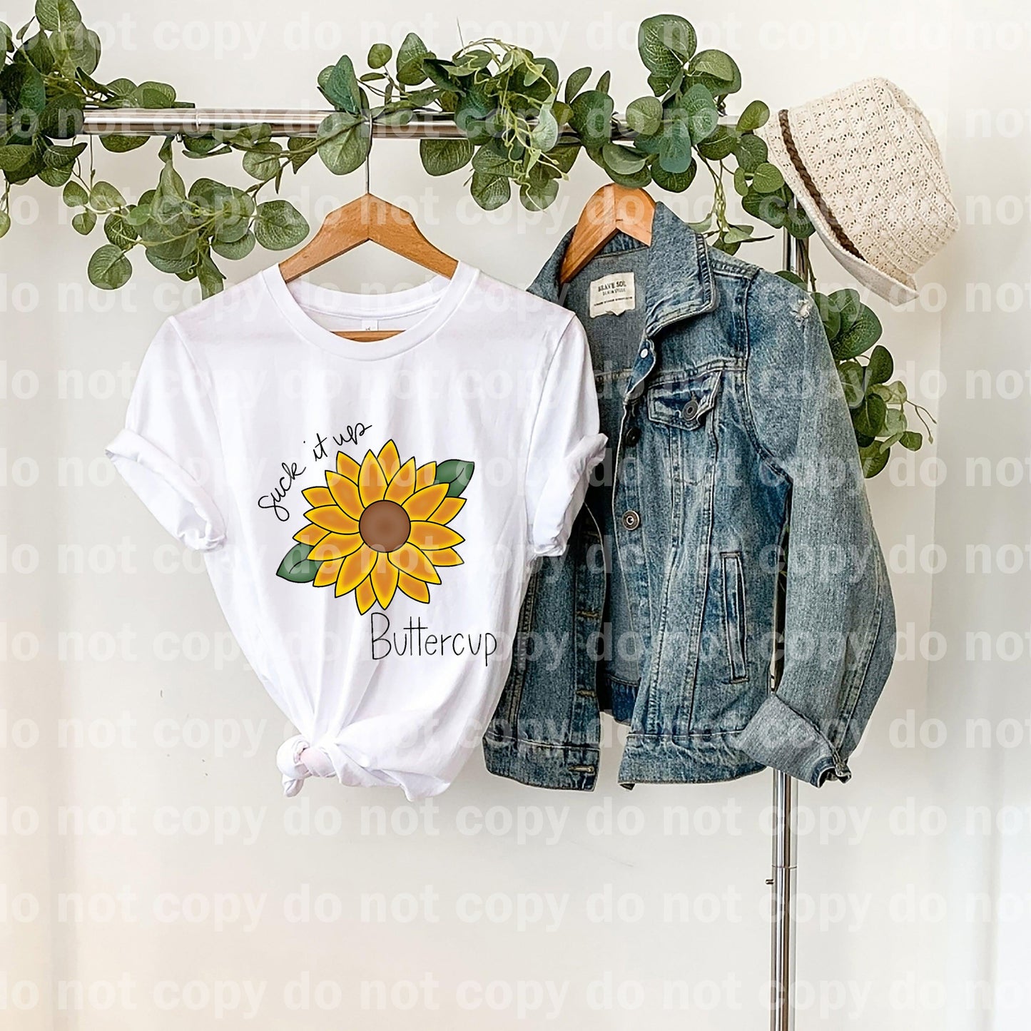 Suck It Up Buttercup Flower Dream Print or Sublimation Print