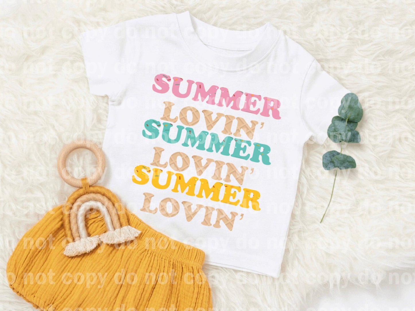 Summer Lovin' Word Stack Dream Print or Sublimation Print