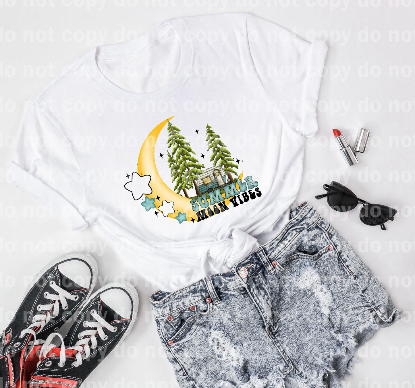 Summer Moon Vibes Dream Print or Sublimation Print