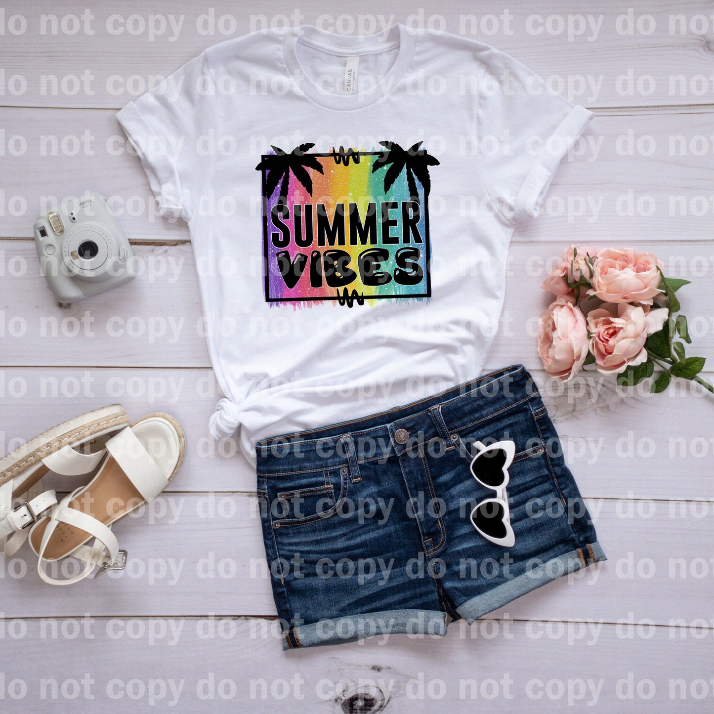 Summer Vibes Brush Stroke Dream Print or Sublimation Print